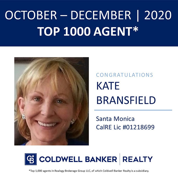 Kate Bransfield Award Oct -Dec 2020